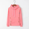 Autumn Chic Embroidered Pocket Hoodie ATHLEXES