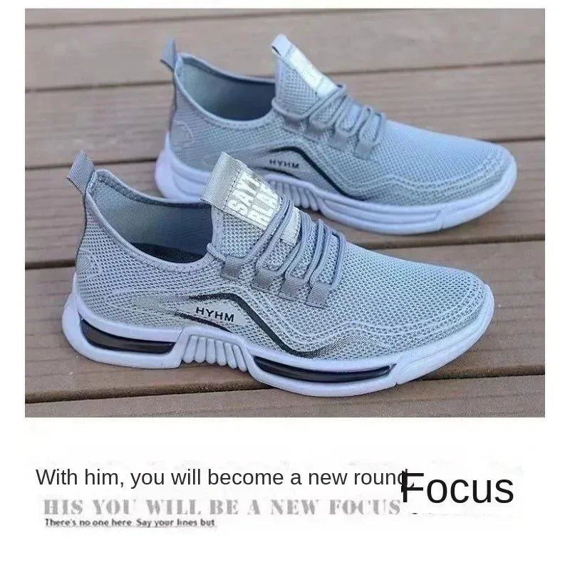 Men's shoes, new summer breathable mesh casual shoes, odor resistant soft sole, versatile sports shoes, trendy shoes for men ATHLEXES