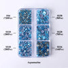 GlamCrystal 1540Pcs Hotfix Glass Rhinestones Set SS6-SS30 ATHLEXES