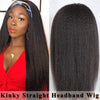LuxHair Kinky Straight Headband Wig 180% Density ATHLEXES