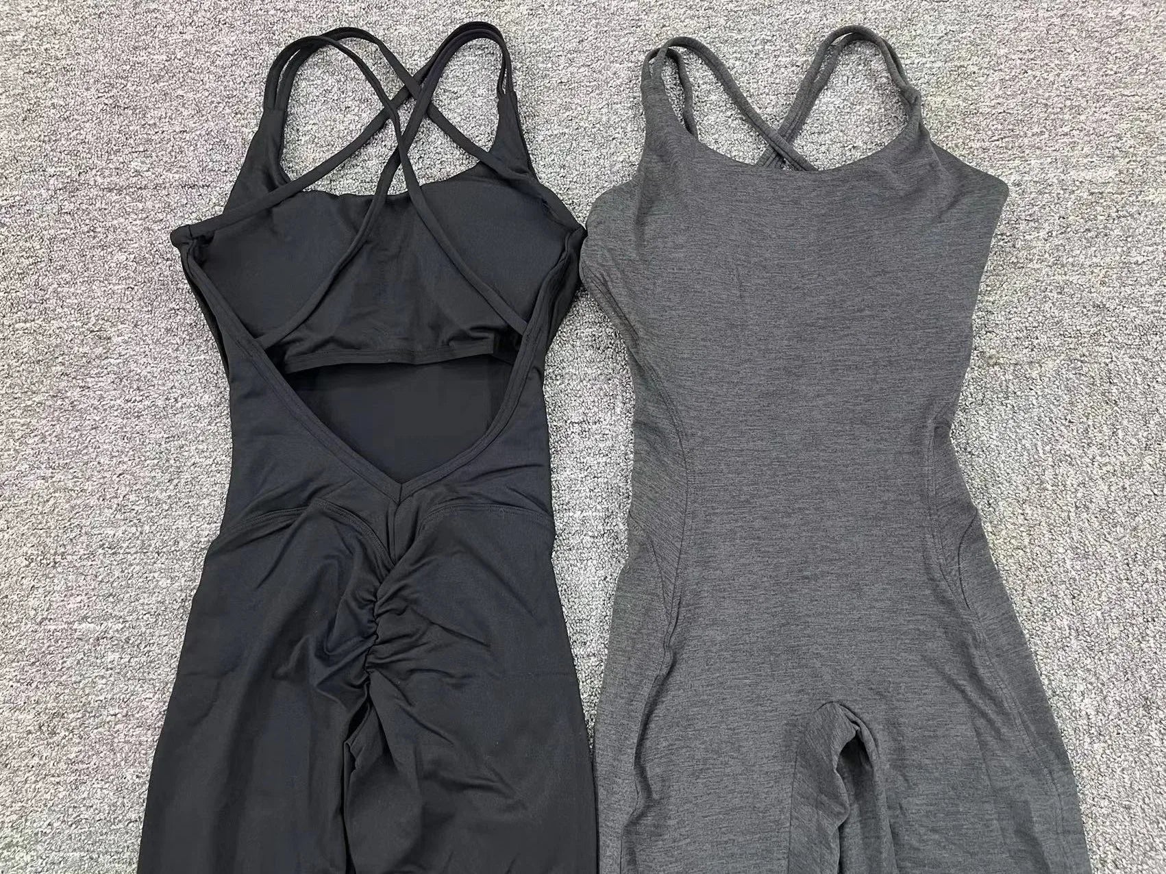 Sexy Backless Bodycon Scrunch Jumpsuit ATHLEXES