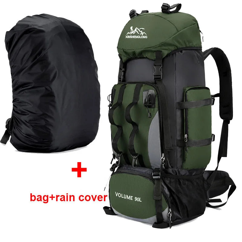 Voyager 90L Waterproof Hiking Backpack ATHLEXES