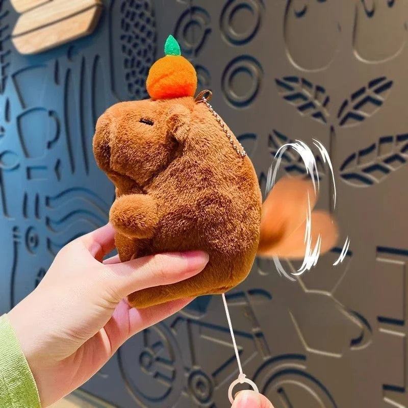 Plush Capybara Keychain Pendant Toy ATHLEXES