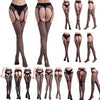 Seductive Fishnet Crotchless Pantyhose with Suspenders ATHLEXES