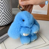 Chic 15cm Rabbit Fur Keychain for Bags & Gifts ATHLEXES