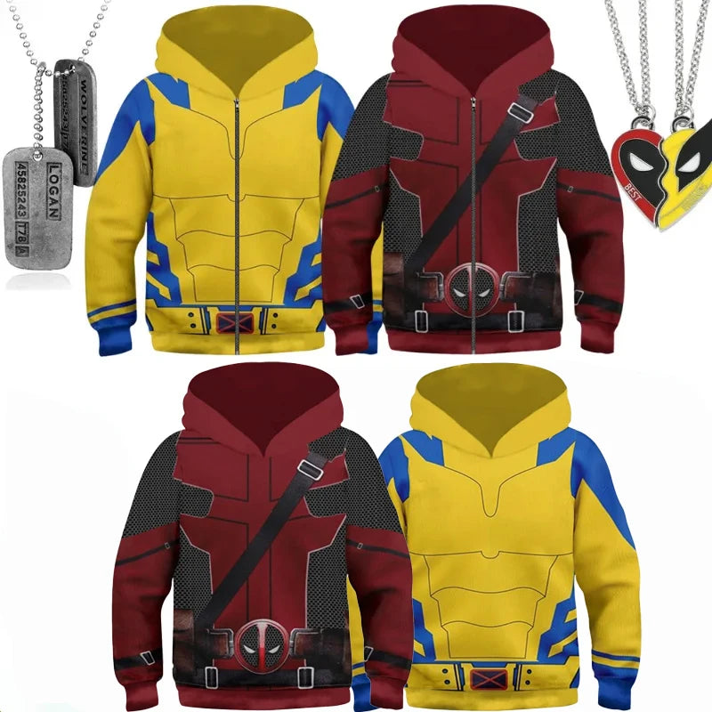 Epic Deadpool Wolverine Hoodies for Superhero Fun ATHLEXES