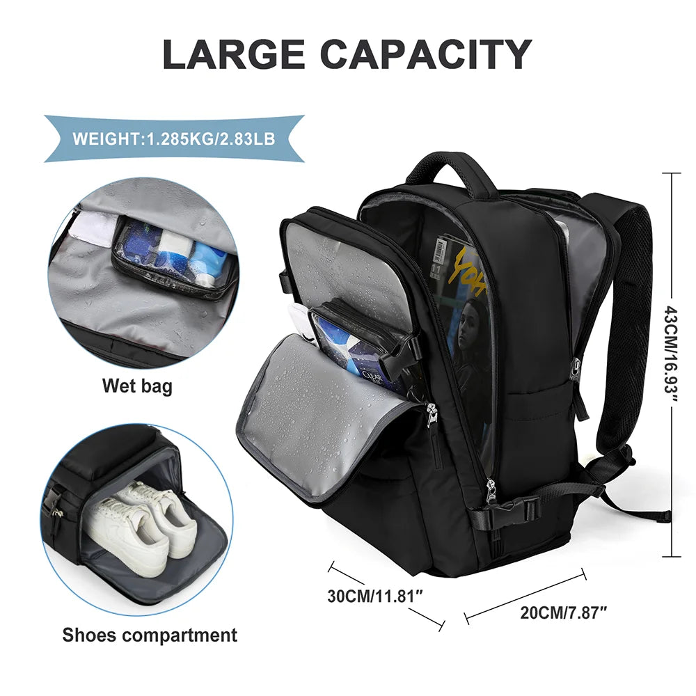 TravelSmart Cabin Backpack for Women and Men ATHLEXES