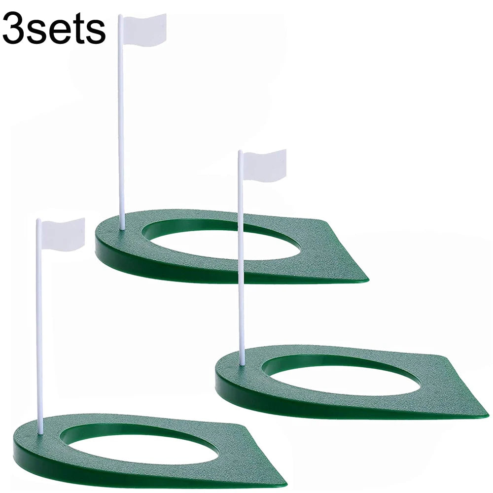 Regulation Golf Putting Cup & Flag Training Set ATHLEXES