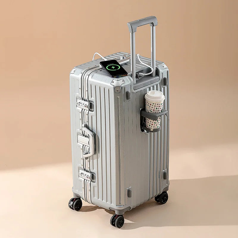 RSRDDY Durable USB Charging Luggage Set ATHLEXES