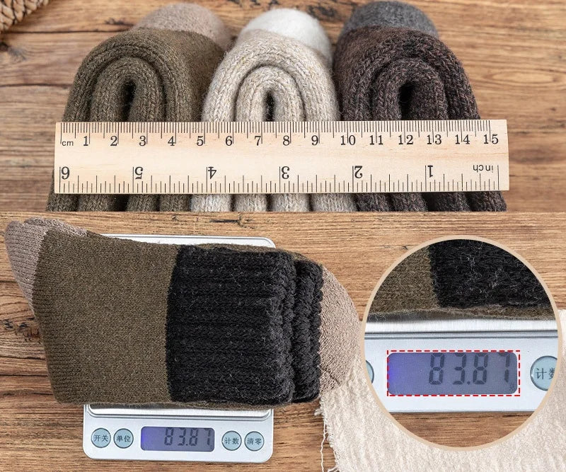 CozyWool Men's Winter Crew Socks Set ATHLEXES