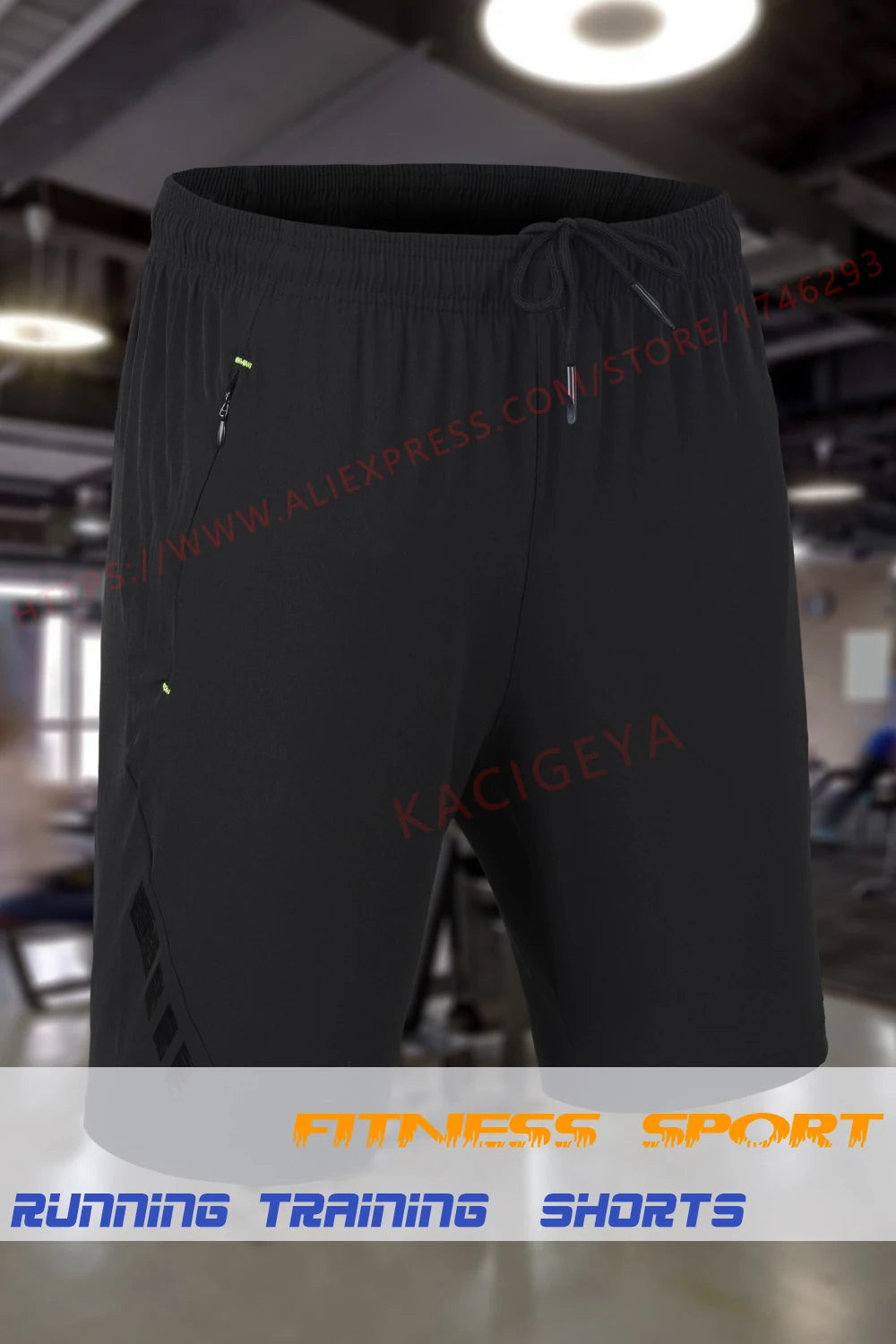 ActiveWave Beach Running Shorts with Zip Pocket ATHLEXES