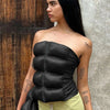 Goddess Glam Metallic Corset Top ATHLEXES