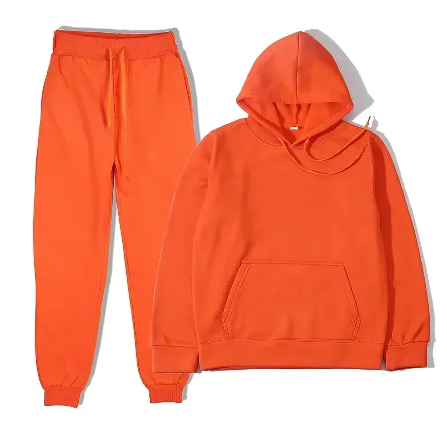 CozyFleece Unisex Hoodie and Pants Set ATHLEXES