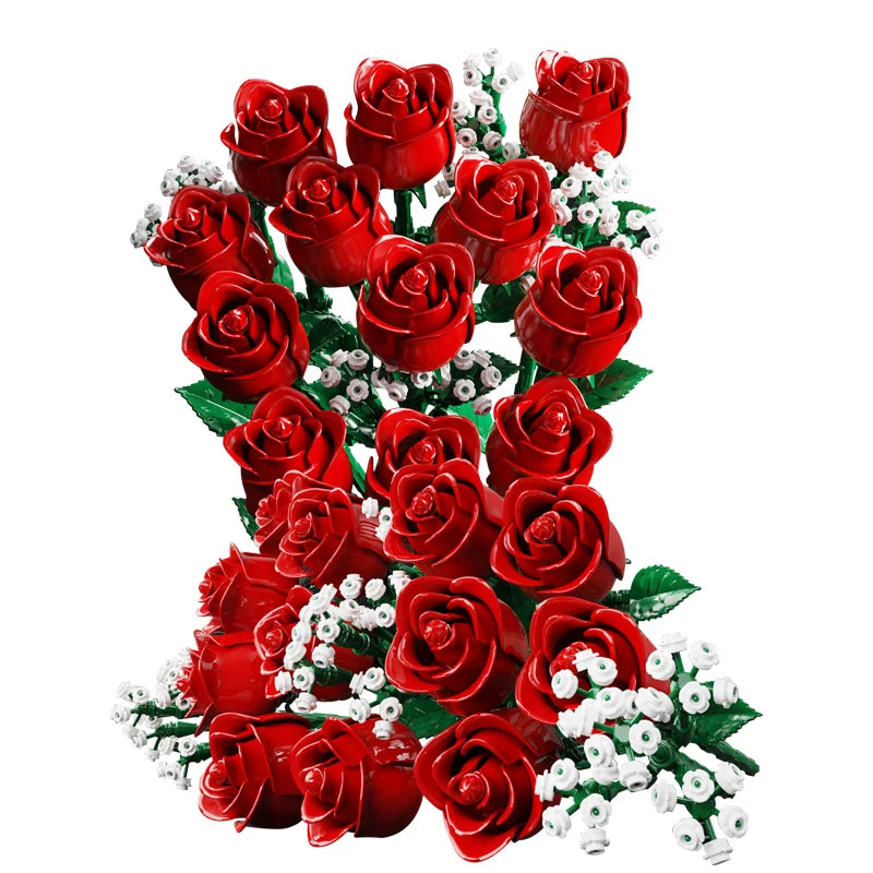 Romantic Rose Building Block Set ATHLEXES
