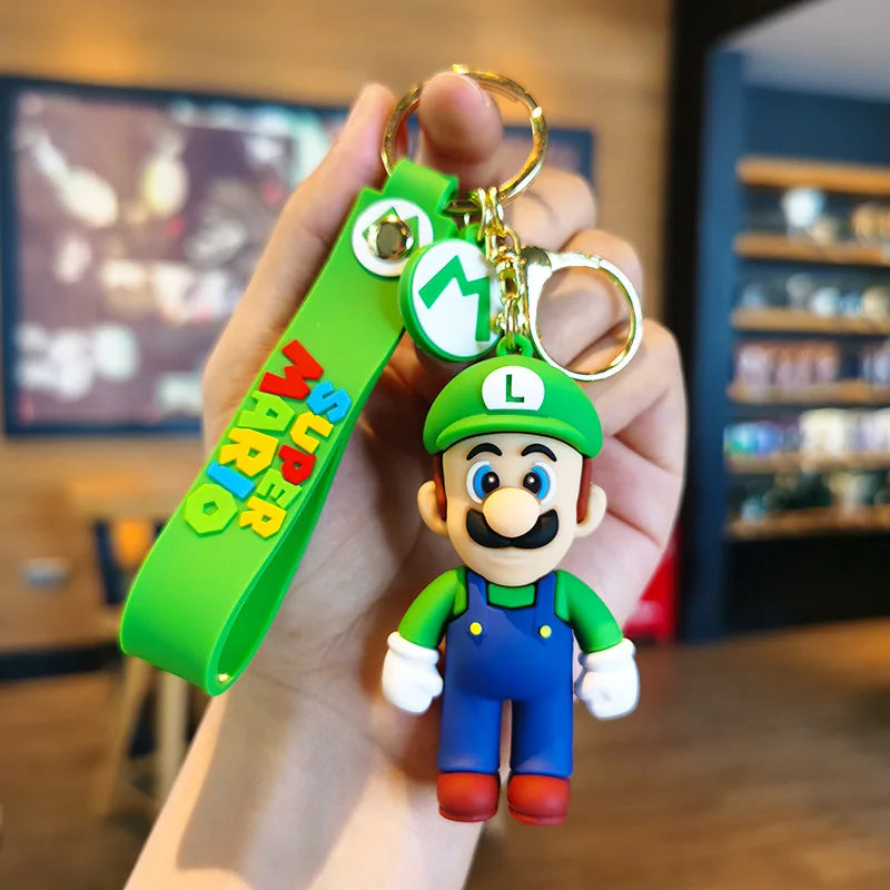 Super Mario Adventure Keychain Set: PVC Collectibles ATHLEXES