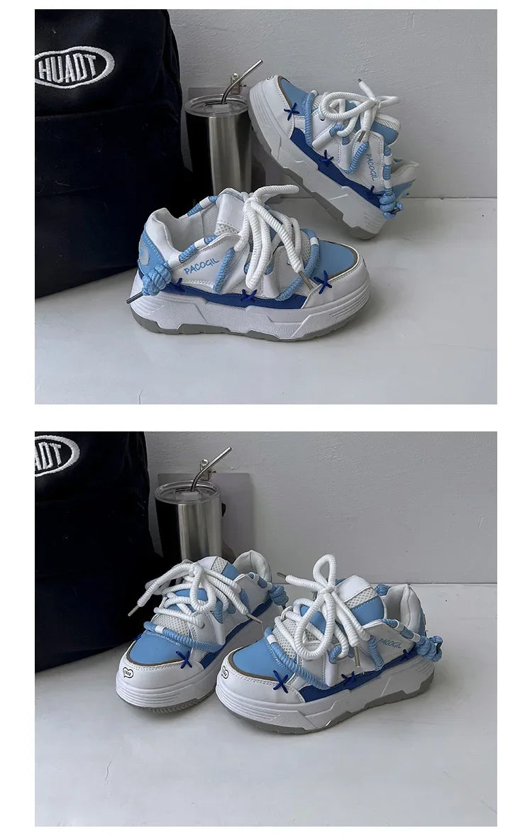 ChicNiche Color Block Dad Shoes for Couples ATHLEXES