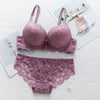 Women Lace Bras Set Low Waist Panties Underwire Top Big Size Bra ATHLEXES
