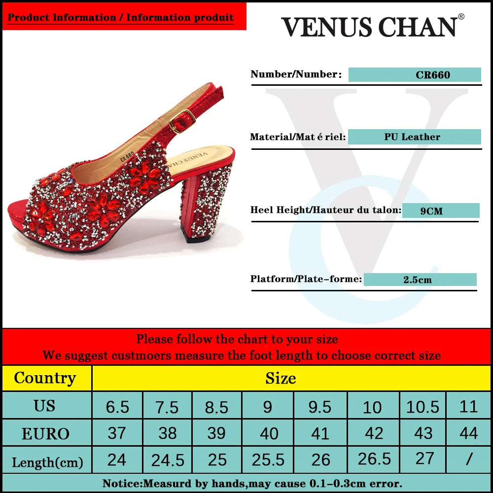 Venus Chan Green Crystal High Heel Wedding Sandals ATHLEXES
