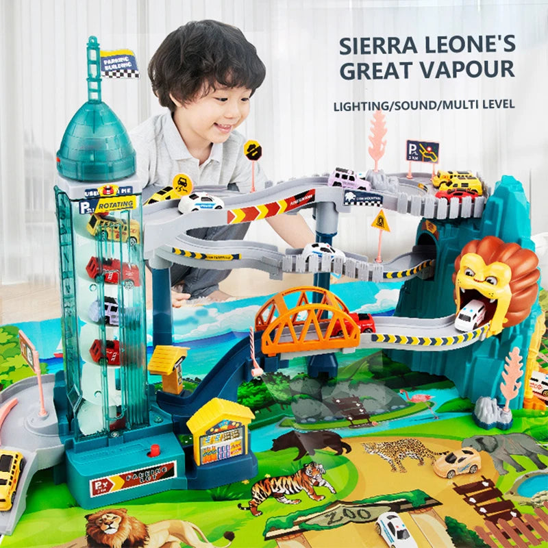 KBDFA Lion Adventure Race Track for Kids ATHLEXES