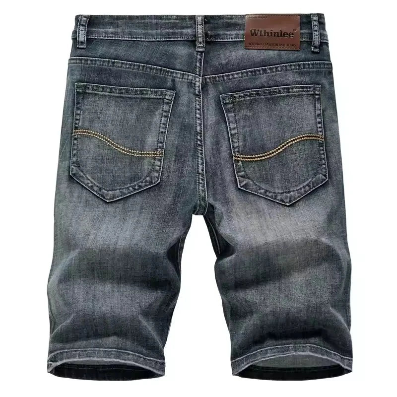 WTHINLEEC Menâ??s Classic Summer Denim Shorts ATHLEXES