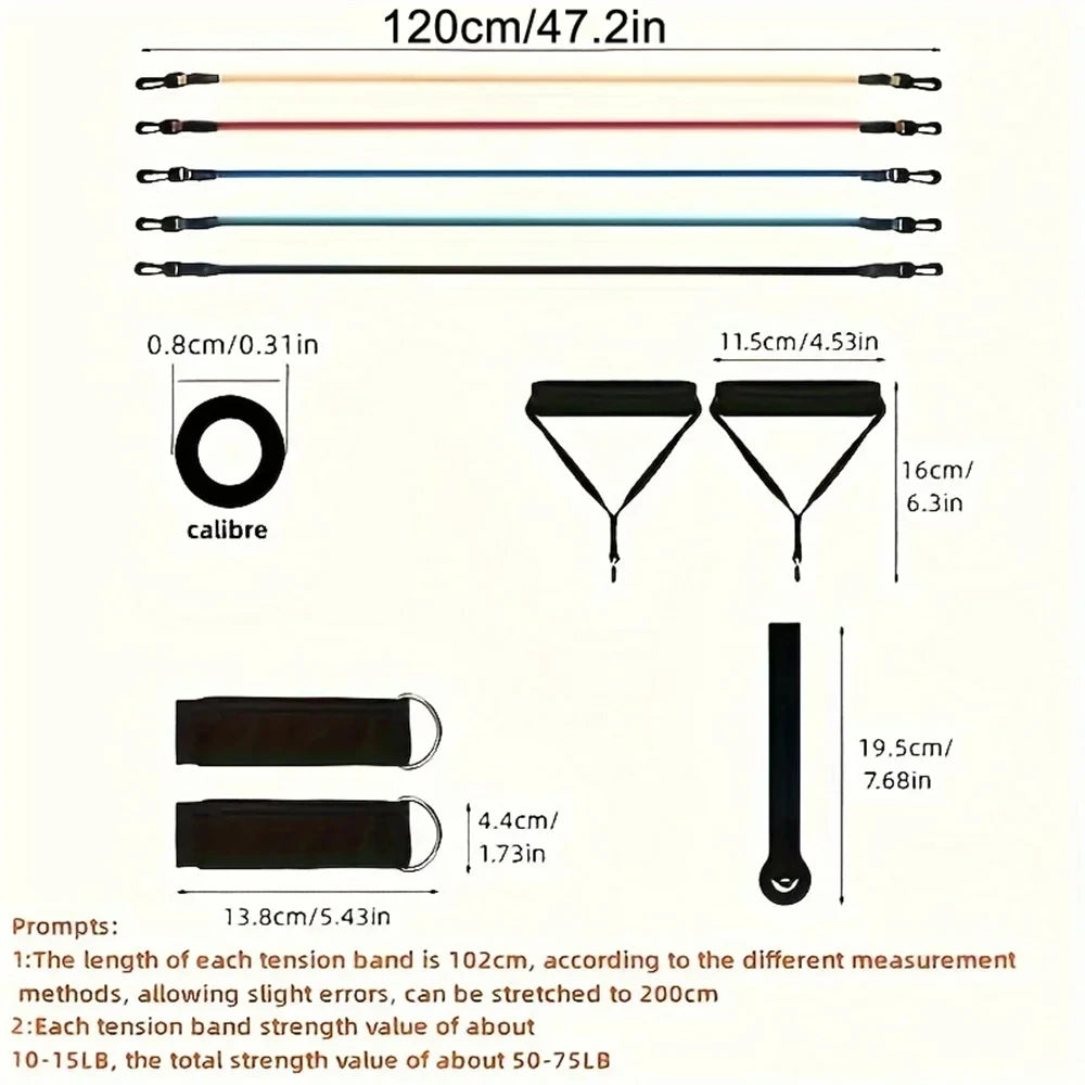 Xiaomi 11-Piece Portable Fitness Resistance Set ATHLEXES