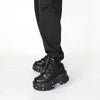 Gothic Punk Ankle Boots with 9CM Platform Lace-Up ATHLEXES