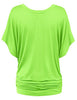 Chic Summer V-Neck Batwing Tee for Women S-5XL ATHLEXES
