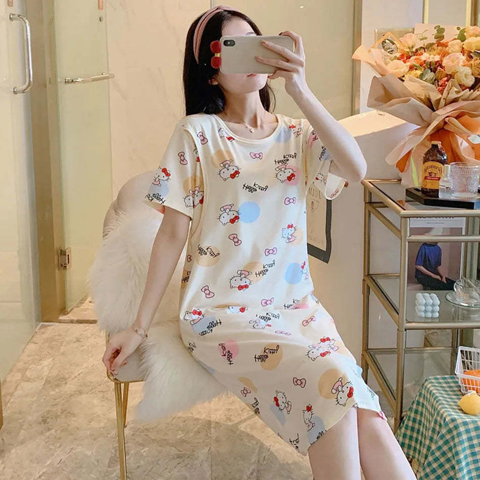 Chic Maternity Nightgown for Easy Breastfeeding ATHLEXES