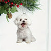 Bichon Frise Acrylic Keychain Charm ATHLEXES