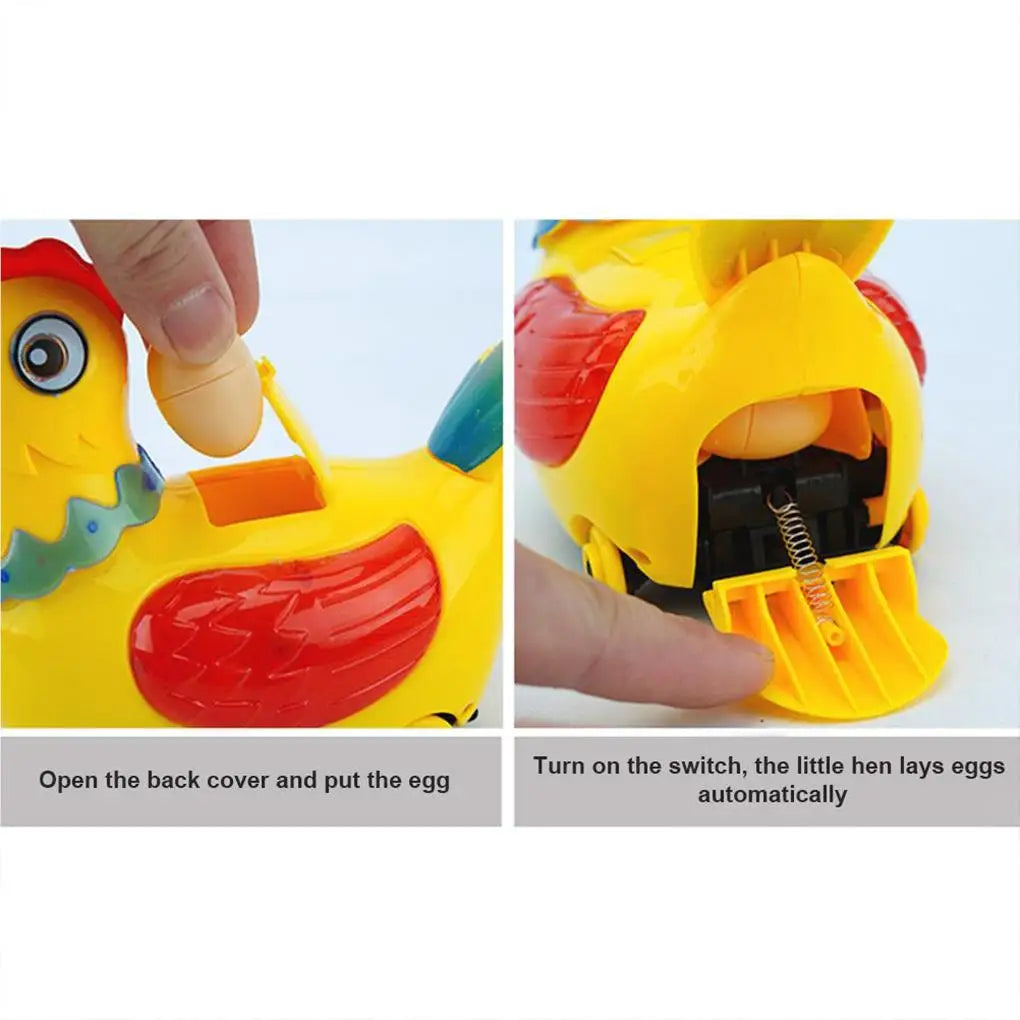 Interactive Musical Chick Laying Eggs Toy ATHLEXES