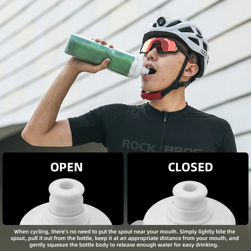 ROCKBROS 750ml Insulated Bicycle Water Bottle ATHLEXES