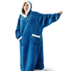 CozySleeve Oversized Flannel Hoodie Blanket for All Seasons ATHLEXES