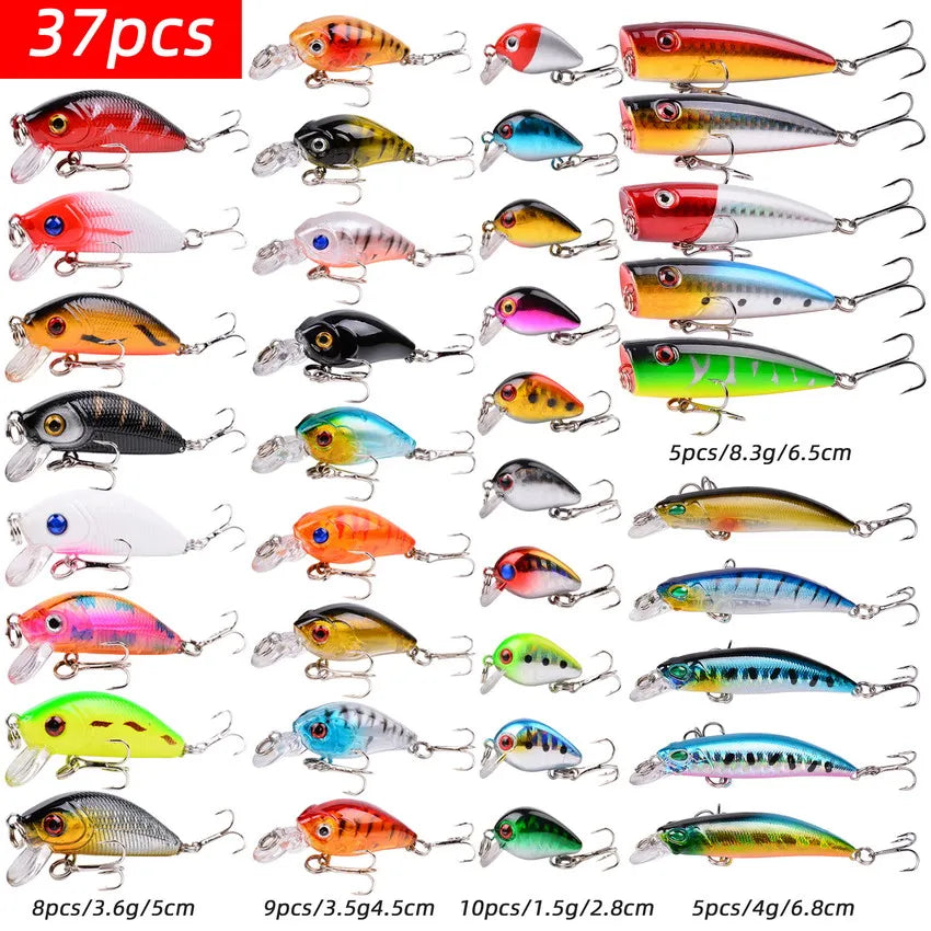 Elite Mixed Fishing Lure Kit - Crankbait & More ATHLEXES