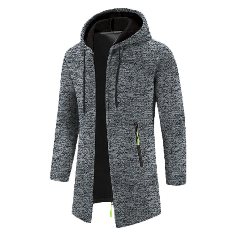 Urban Luxe Zippered Hoodie: Oversized Black Winter Sweatwear ATHLEXES