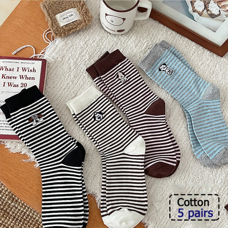 Trendy Cotton Sports Socks Set ATHLEXES
