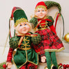 Elf Couple Plush Dolls: Festive Tree Ornaments ATHLEXES
