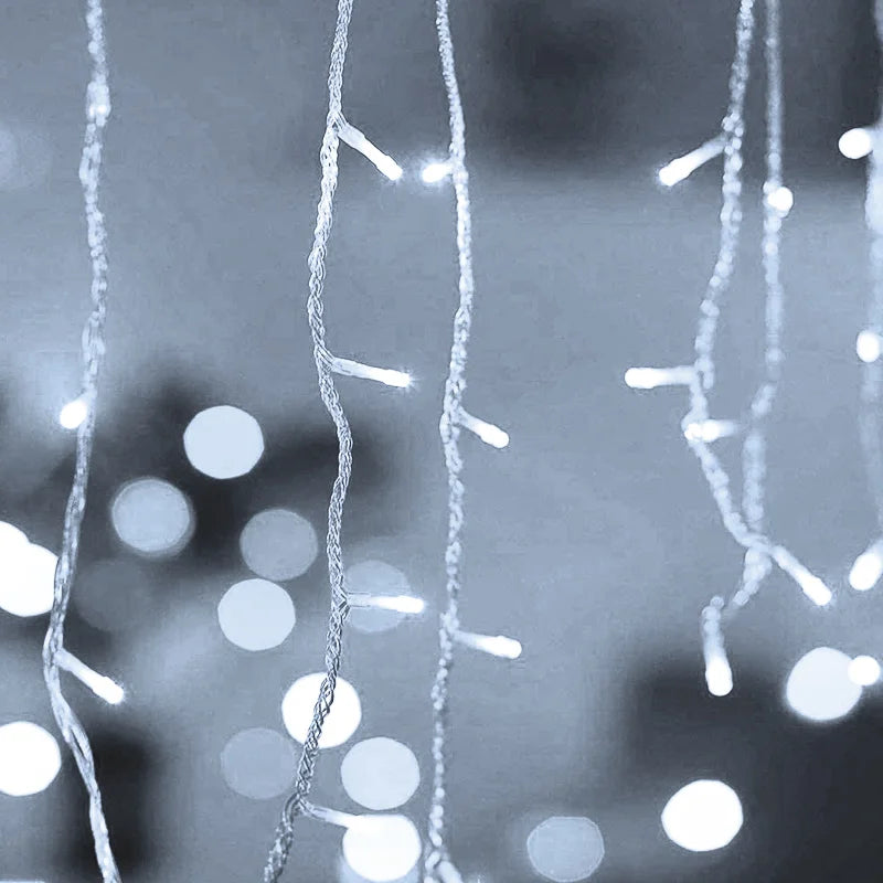 Enchanting 5m LED Icicle Garland Lights for Christmas ATHLEXES