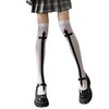 Gothic Spider Web Silk Tights for Alternative Fashion Women ATHLEXES