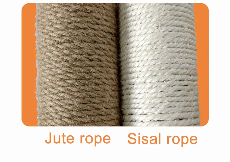 Premium Sisal Cat Scratching Post for DIY Cat Tree Replacement ATHLEXES