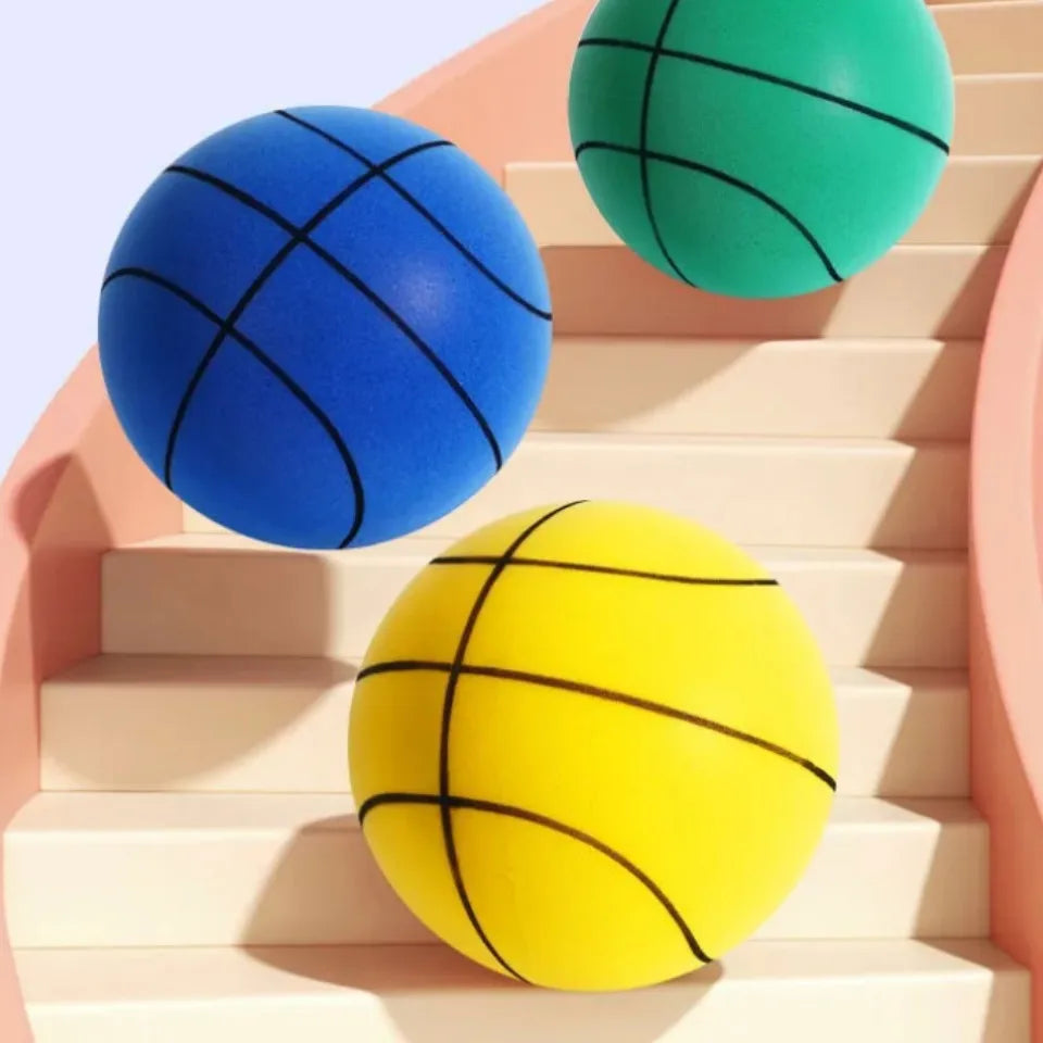 Silent Bounce 18cm Foam Basketball for Kids ATHLEXES