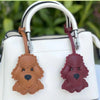 Cute Puppy PU Leather Key Ring Pendant ATHLEXES