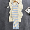 ChicStripe Summer Bodycon Maxi Dress ATHLEXES
