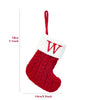 Festive Knitted Christmas Letter Stockings 2024 ATHLEXES