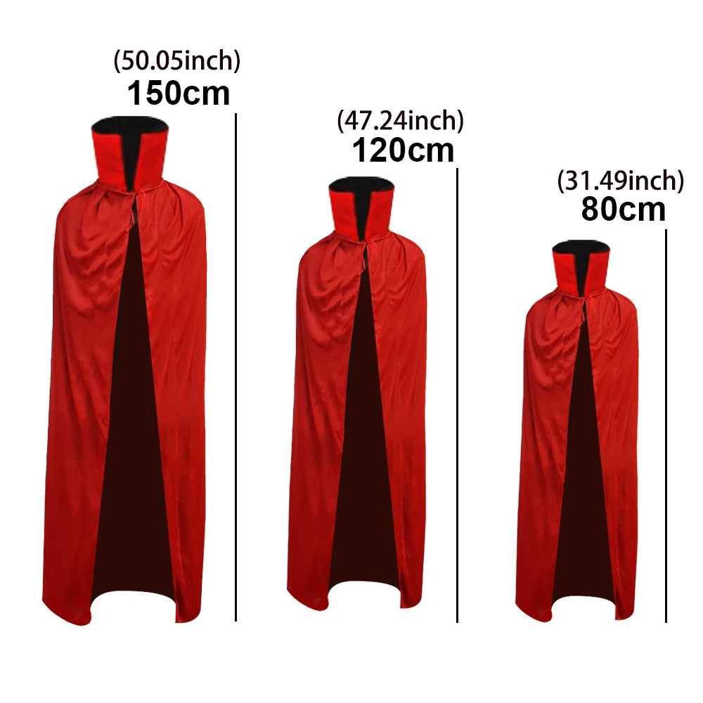 Reversible Vampire Cape for Halloween Cosplay ATHLEXES