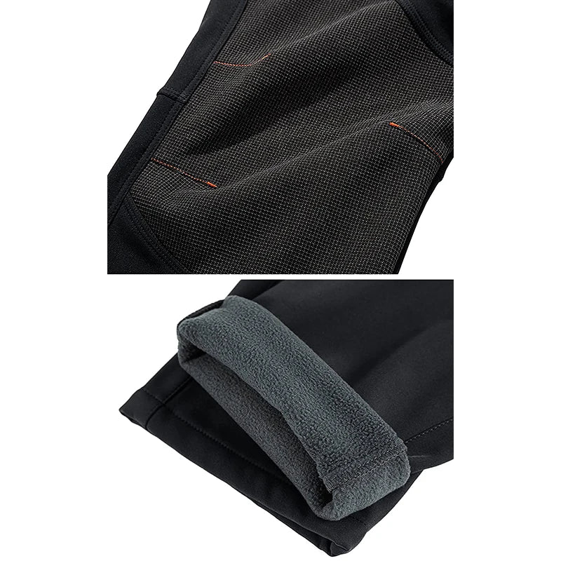 MAGCOMSEN Men's Waterproof Fleece Outdoor Pants ATHLEXES