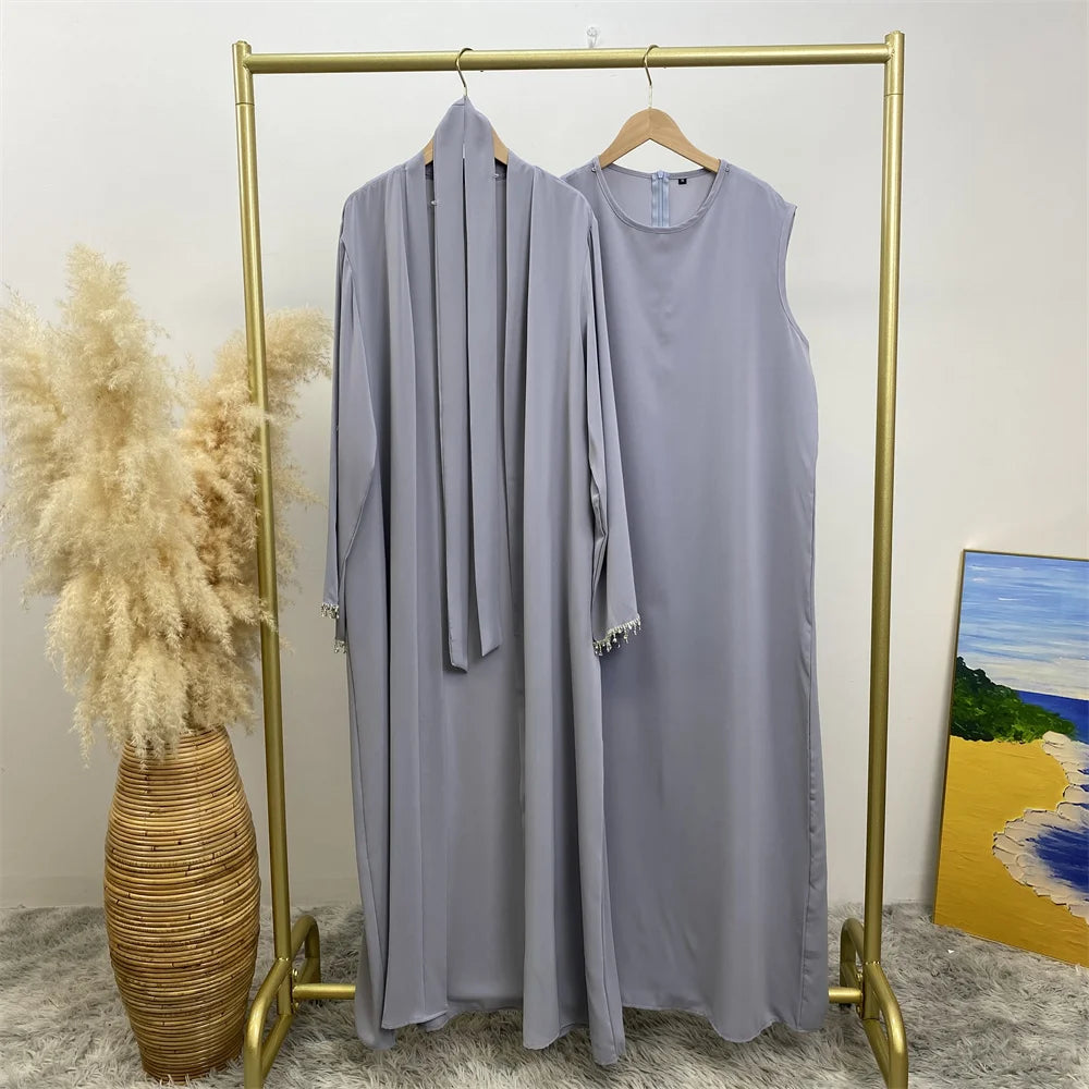 New Fashion Muslim Women Two-Piece Dress Set ATHLEXES