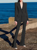 ChicRunway Women's Blazer and Flare Pants Set ATHLEXES