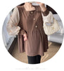 Chic Spring Maternity Patchwork Blouse ATHLEXES