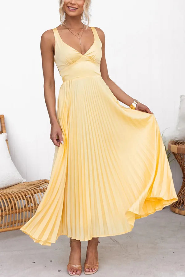 Elegant Ankle-Length Women's Vacation Dress ATHLEXES