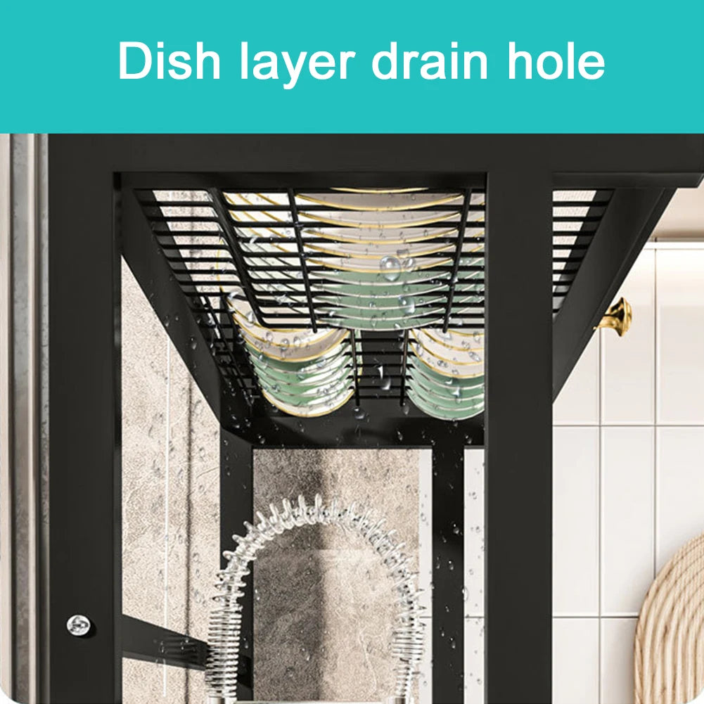 Versatile 3-Tier Over Sink Dish Rack ATHLEXES